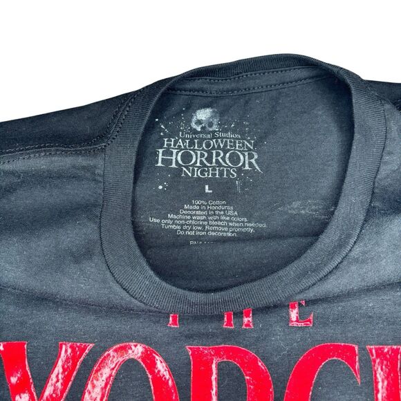 2023 Universal Studios Halloween Horror Nights The Exorcist Believer Shirt L - Picture 3 of 5